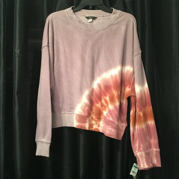 NWT Supplies purple tie dye sweatshirt Large - Picture 2 of 11